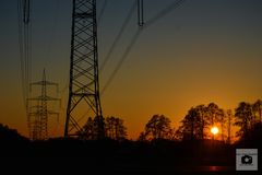 Sonnenuntergang bei Hain-Gründau