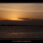 Sonnenuntergang bei Hamburg - Blankenese