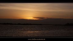 Sonnenuntergang bei Hamburg - Blankenese