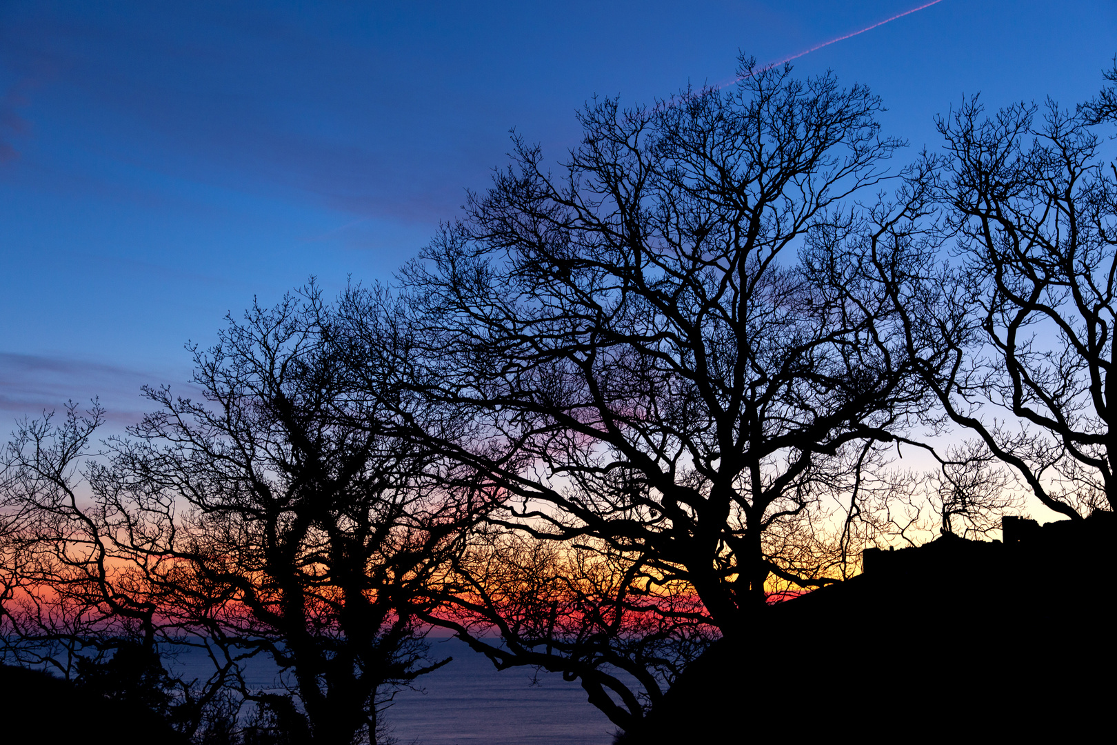 Sonnenuntergang bei Hammershus