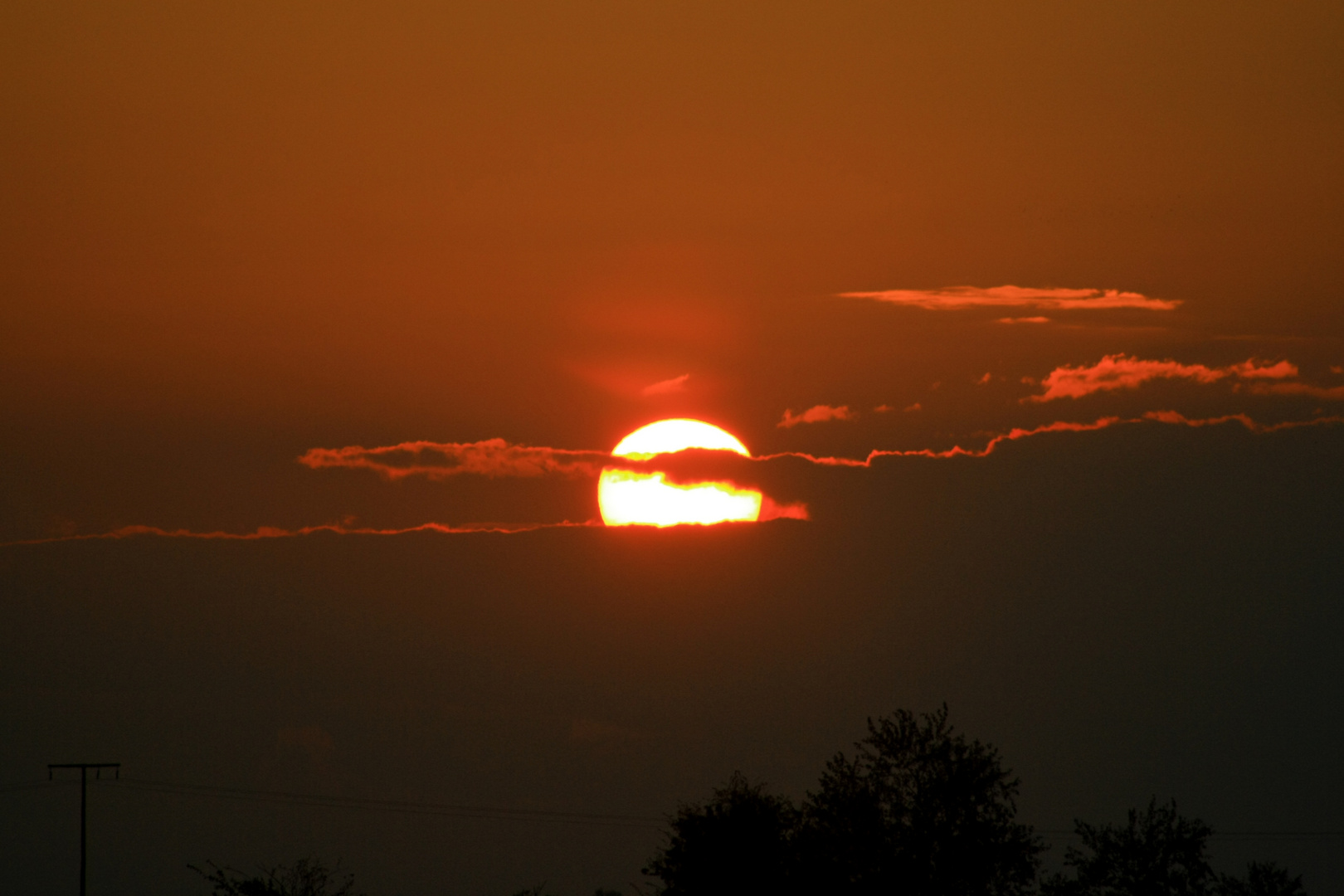 Sonnenuntergang bei Hattstedt