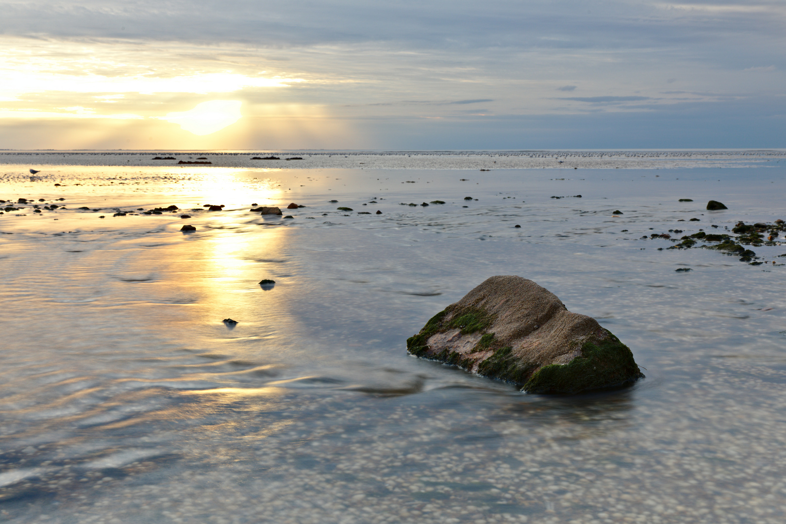 Sonnenuntergang bei Heacham