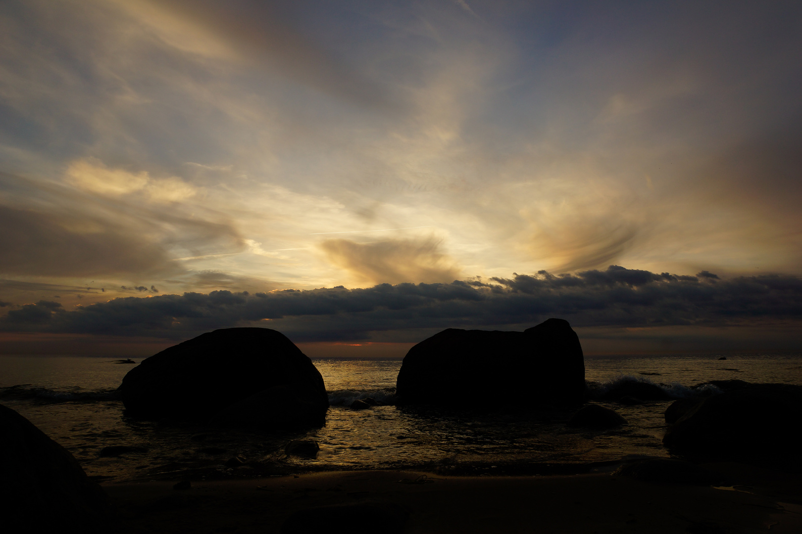 Sonnenuntergang bei Hiddensee