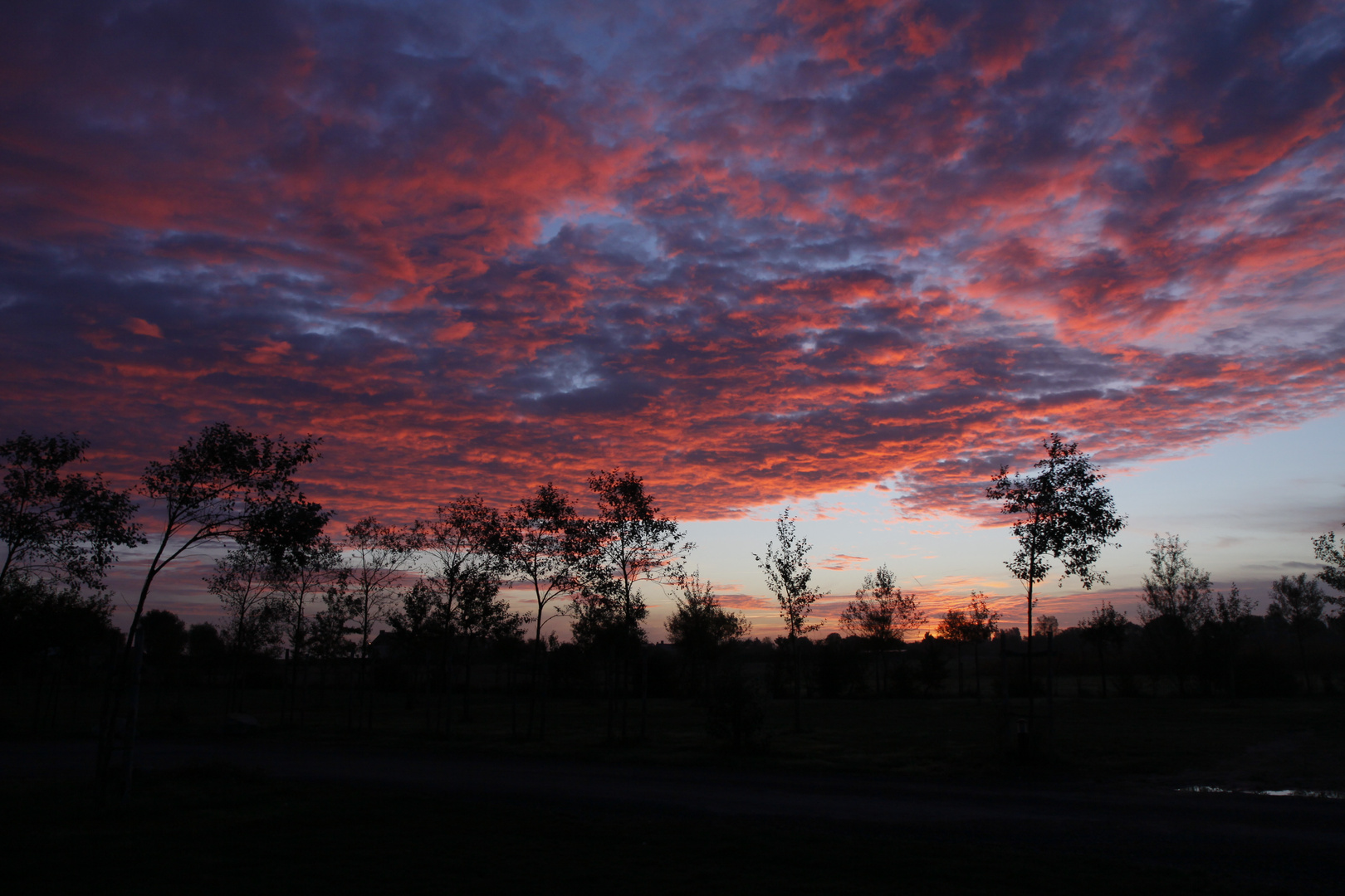 Sonnenuntergang bei Hirel