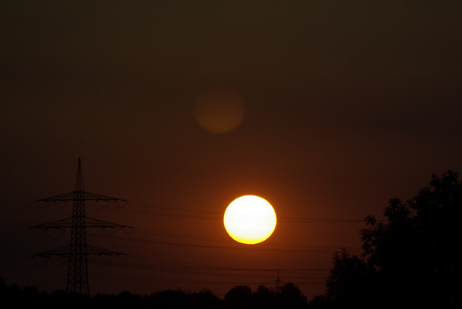 Sonnenuntergang bei Horkheim