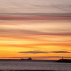 Sonnenuntergang bei Hvide Sande