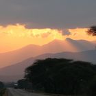 Sonnenuntergang bei Iringa-Tansania