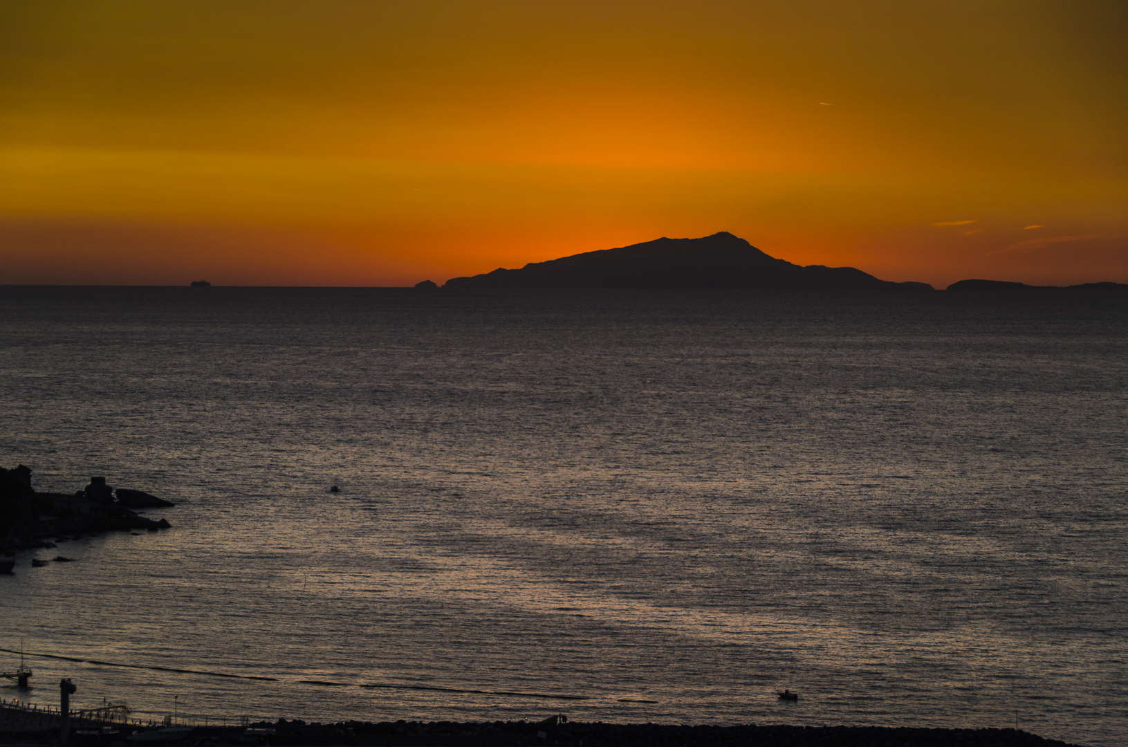 Sonnenuntergang bei Ischia