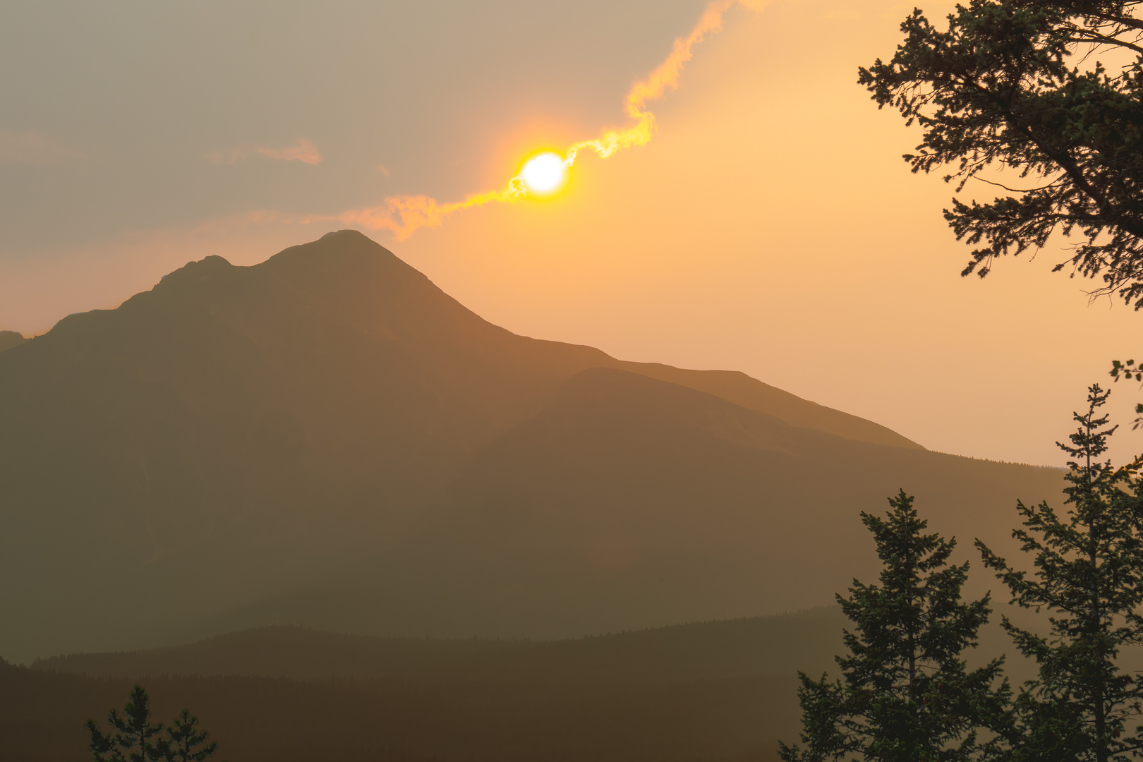 Sonnenuntergang bei Jasper