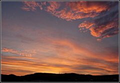 Sonnenuntergang bei Jena