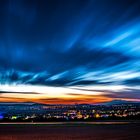 Sonnenuntergang bei Johannesberg (Fulda)