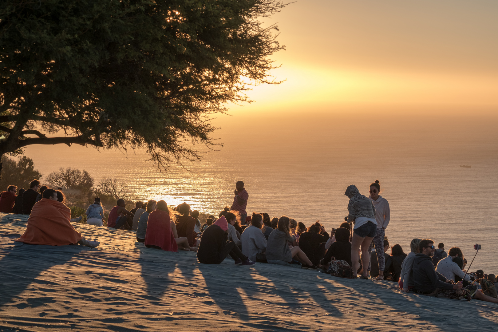 Sonnenuntergang bei Kapstadt