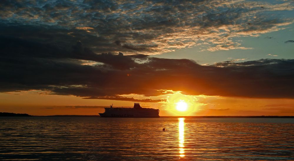 Sonnenuntergang bei Karlskrona
