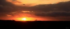 Sonnenuntergang bei Keitum auf Sylt