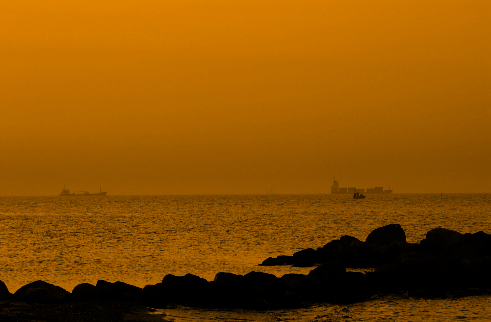 Sonnenuntergang bei Kiel