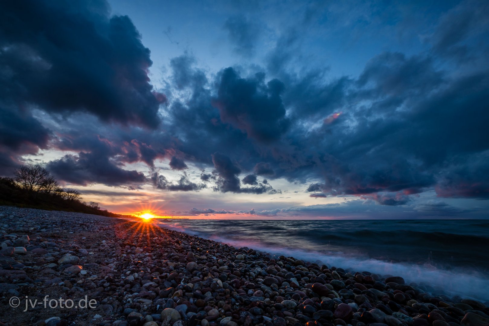 Sonnenuntergang bei Kühlungsborn