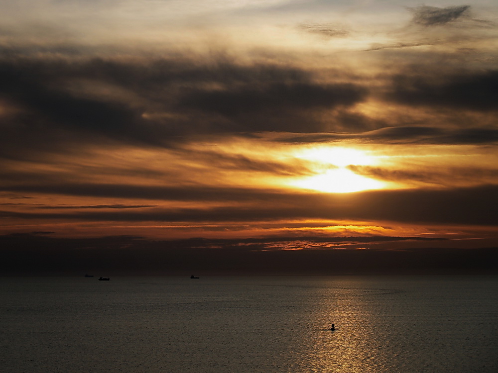 Sonnenuntergang bei Le Havre