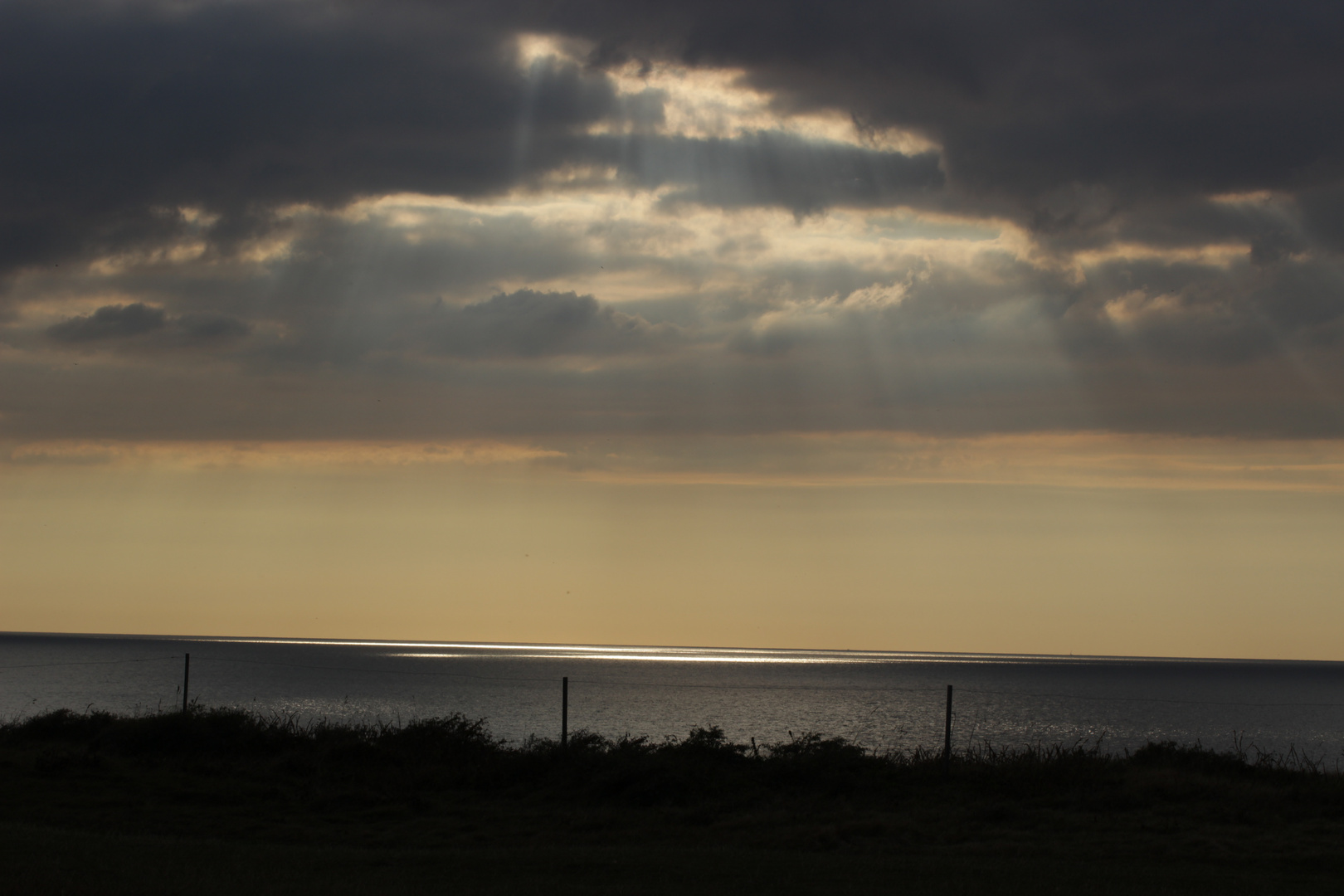 Sonnenuntergang bei Lönstrup (Norddänemark)