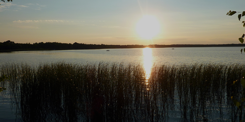 Sonnenuntergang bei Lohsa