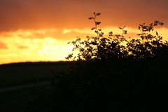 Sonnenuntergang bei Lonsee