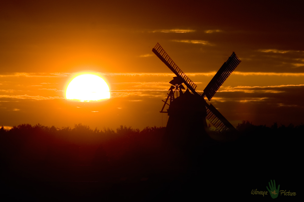 Sonnenuntergang bei Malchow