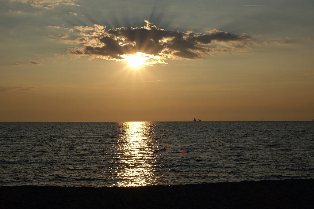 Sonnenuntergang bei Marina di Massa