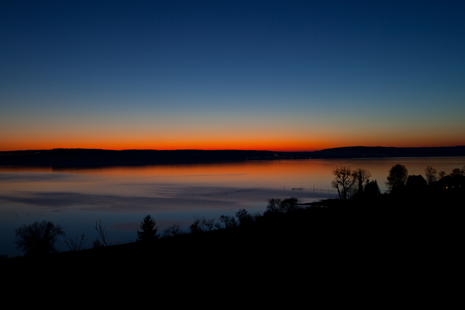 Sonnenuntergang bei Maurach