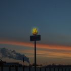 Sonnenuntergang bei MC Donalds