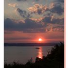 Sonnenuntergang bei Meersburg