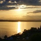 Sonnenuntergang bei Meersburg