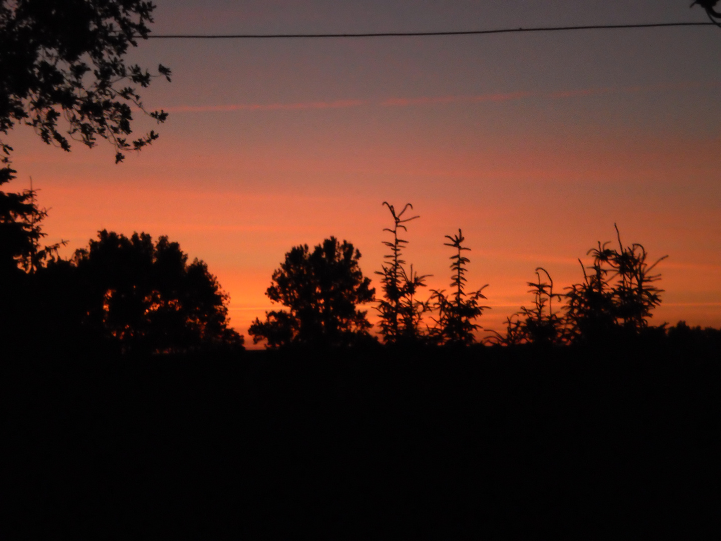 Sonnenuntergang bei mir daheim