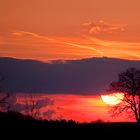 Sonnenuntergang bei Much