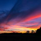 Sonnenuntergang bei München