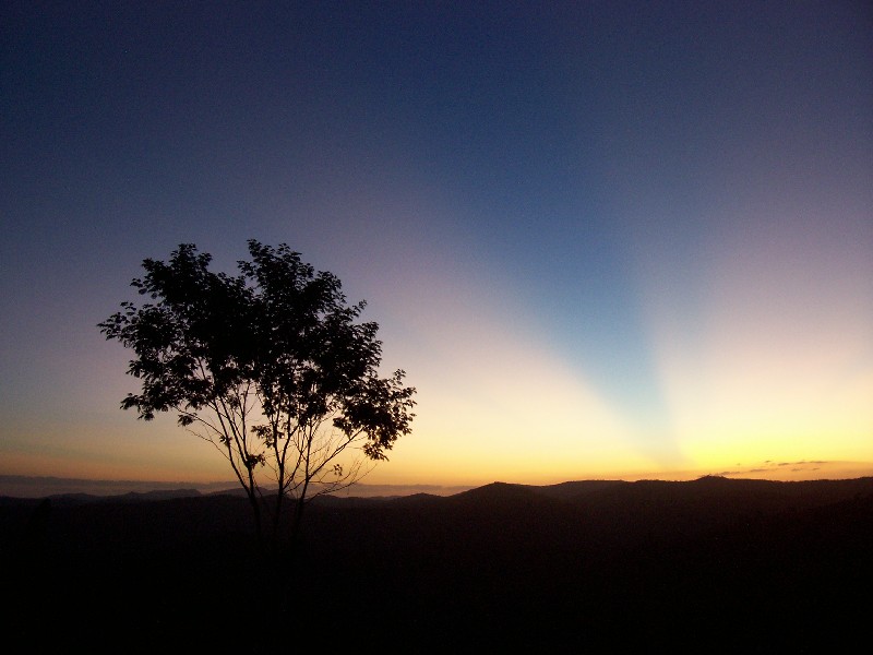 Sonnenuntergang bei Mulungu