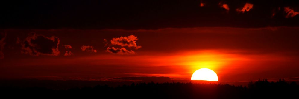 Sonnenuntergang bei Nacht