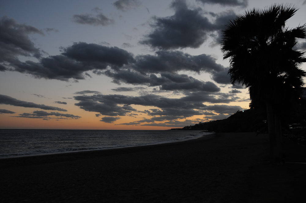 Sonnenuntergang bei Nerja