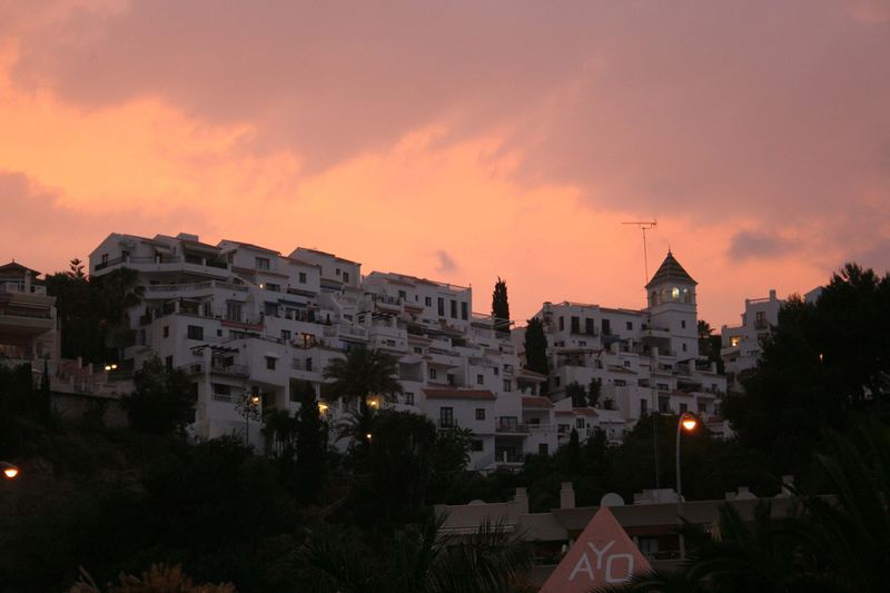 Sonnenuntergang bei Nerja