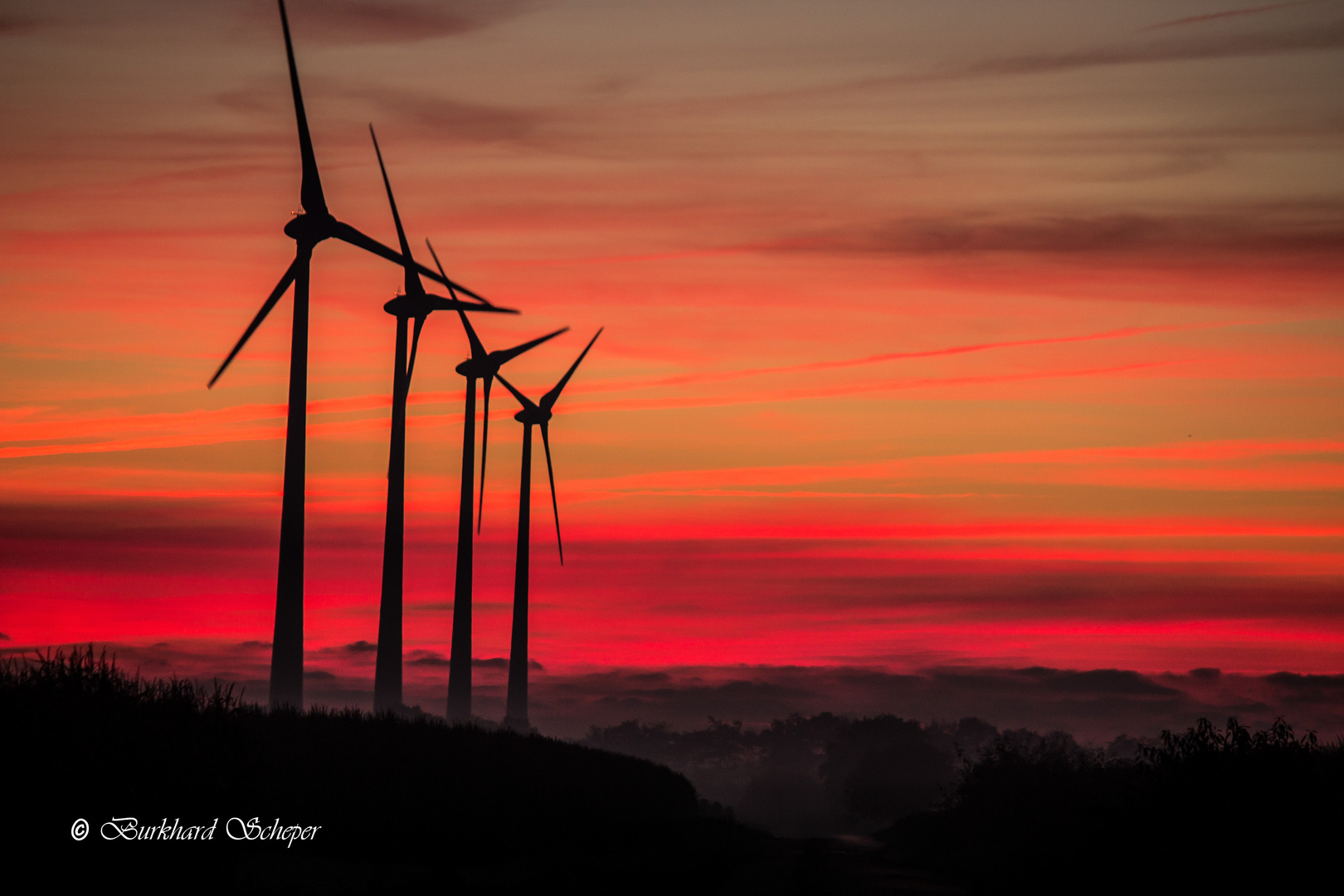 Sonnenuntergang bei Neuenwalde