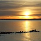 Sonnenuntergang bei Neuteschendorf an der Ostsee