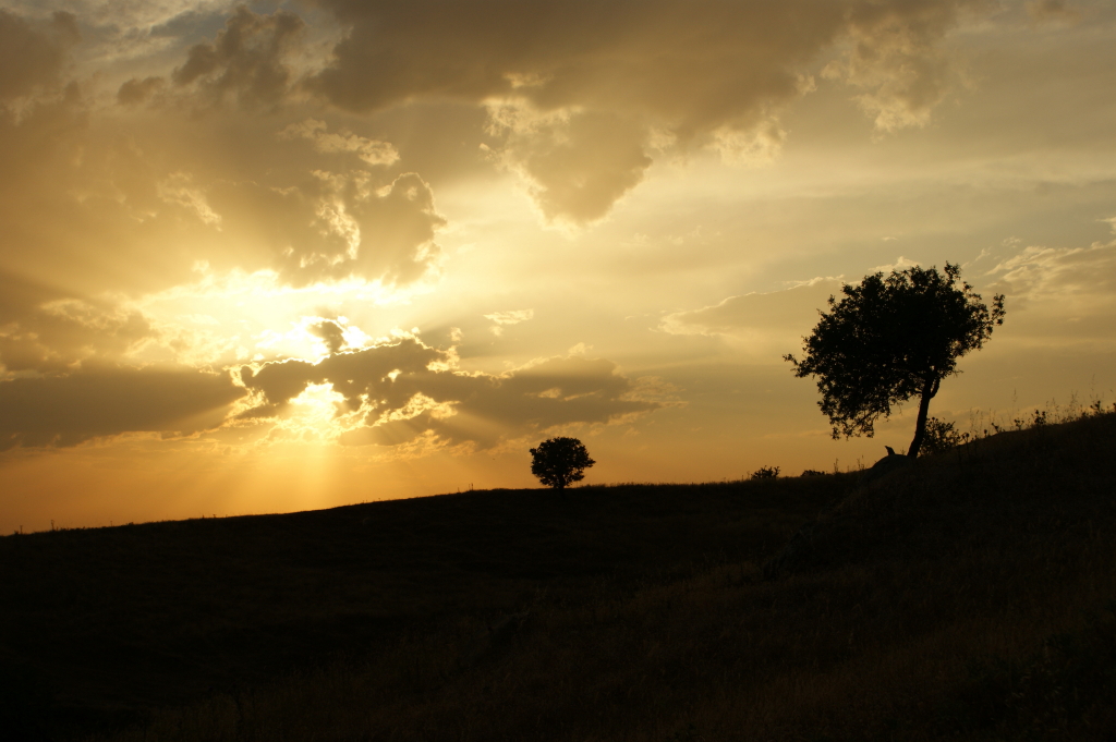 Sonnenuntergang bei Nikiti (Griechenland)