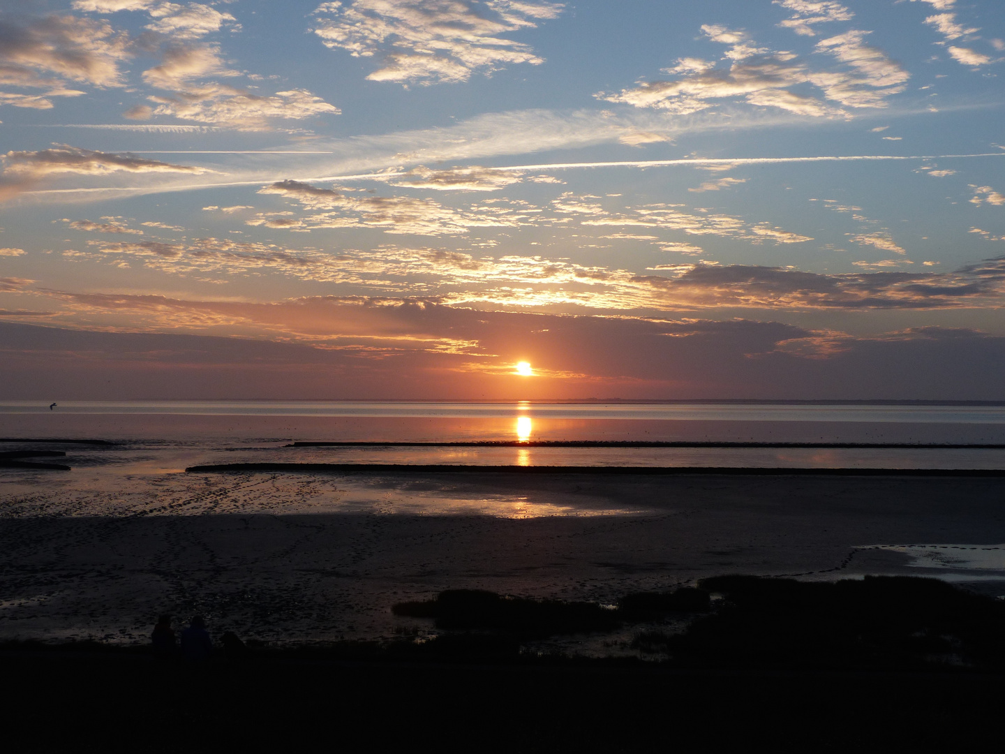 Sonnenuntergang bei Norddeich