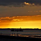 Sonnenuntergang bei  Norderney