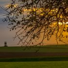 Sonnenuntergang bei Oberndorf / Pfullendorf Richtung Hegau