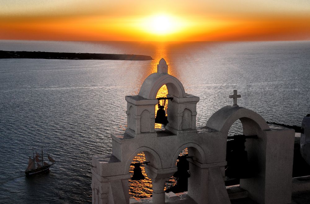 Sonnenuntergang bei Oia