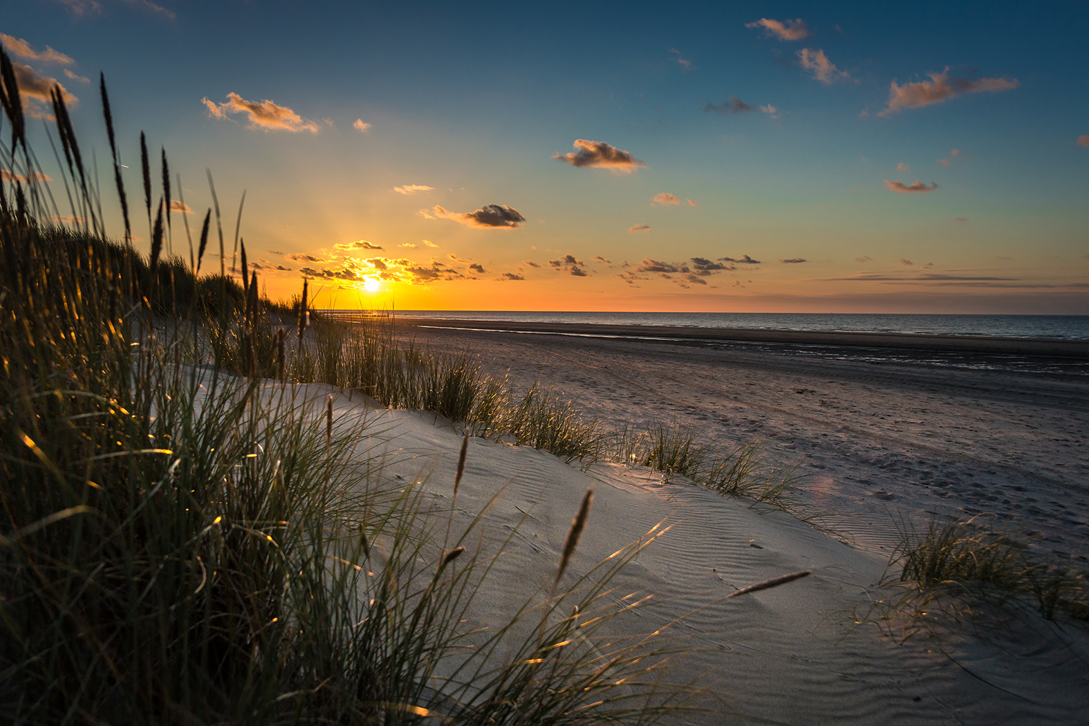 Sonnenuntergang bei Oranjezon.