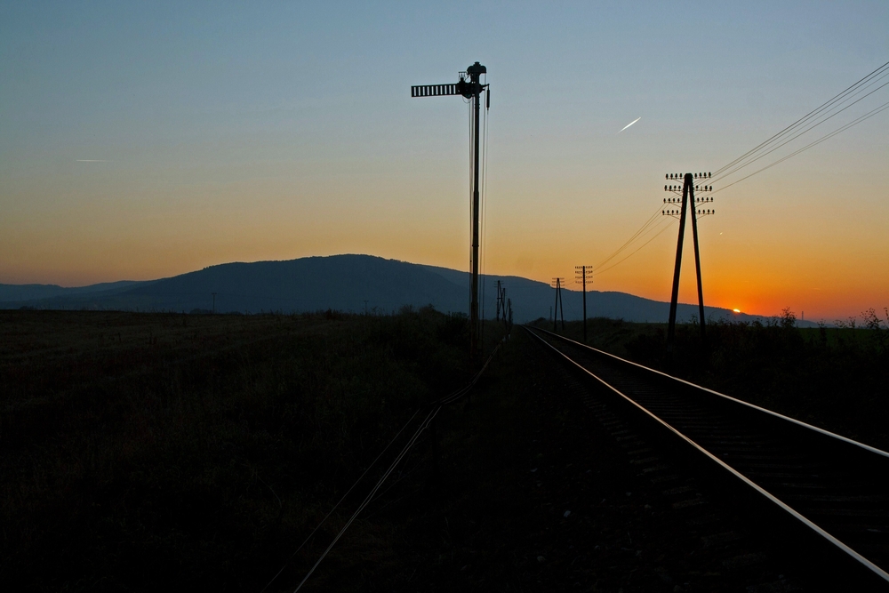 Sonnenuntergang bei Oslany