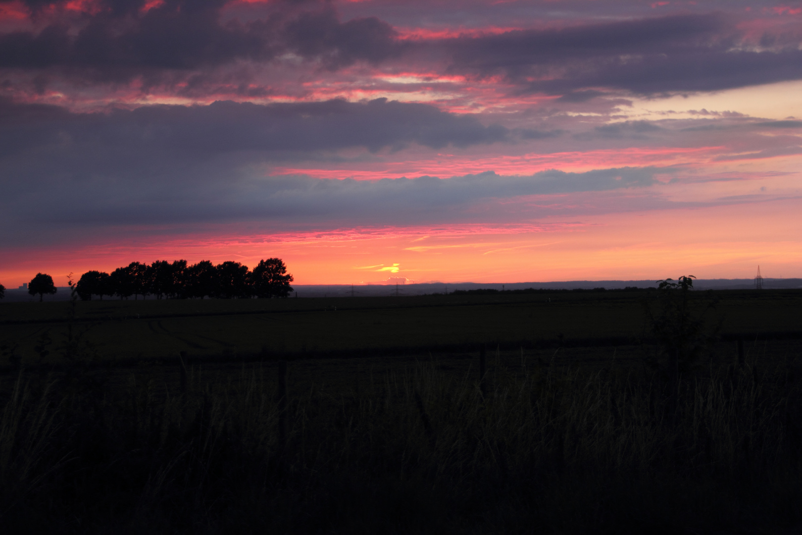 Sonnenuntergang bei Ostbüren