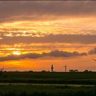 Sonnenuntergang bei Ostermade