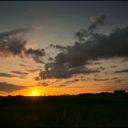 Sonnenuntergang bei Ostermade (Ostsee)