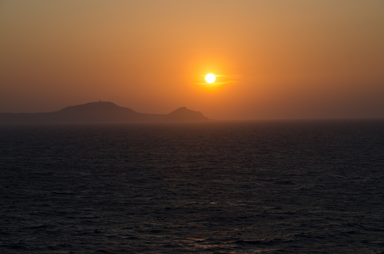 Sonnenuntergang bei Palermo